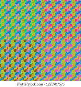 Abstract color seamless pattern for new background.