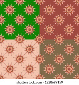 Abstract color seamless pattern for new background.