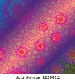 Abstract color seamless pattern for new background.