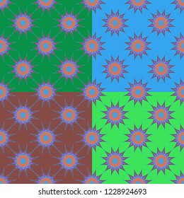 Abstract color seamless pattern for new background.