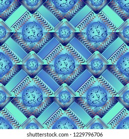 Abstract color seamless pattern for new background.