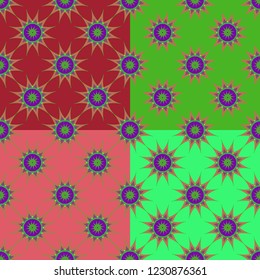Abstract color seamless pattern for new background.