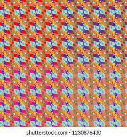 Abstract color seamless pattern for new background.