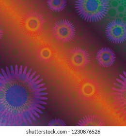 Abstract color seamless pattern for new background.