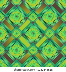 Abstract color seamless pattern for new background.