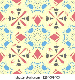Abstract color seamless pattern for new background.