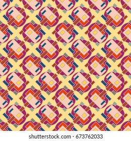 Abstract color seamless pattern for new background.