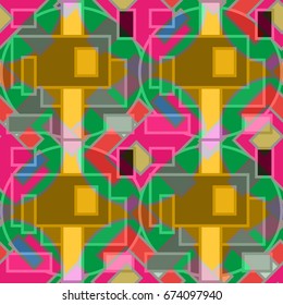 Abstract color seamless pattern for new background.