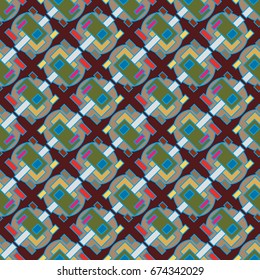 Abstract color seamless pattern for new background.