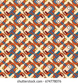 Abstract color seamless pattern for new background.