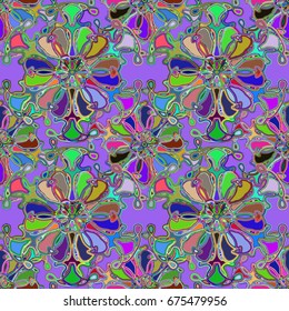 Abstract color seamless pattern for new background.