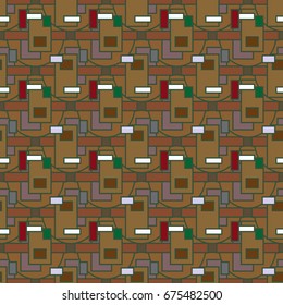 Abstract color seamless pattern for new background.