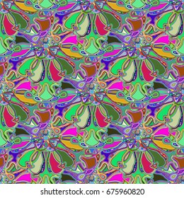 Abstract color seamless pattern for new background.