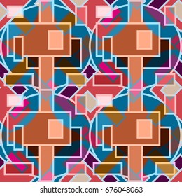 Abstract color seamless pattern for new background.