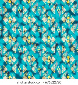 Abstract color seamless pattern for new background.