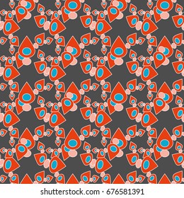 Abstract color seamless pattern for new background.
