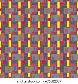 Abstract color seamless pattern for new background.