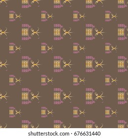 Abstract color seamless pattern for new background.
