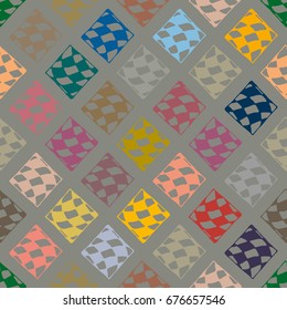 Abstract color seamless pattern for new background.