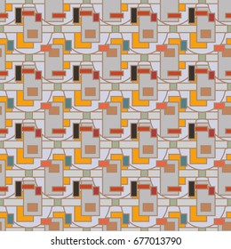 Abstract color seamless pattern for new background.