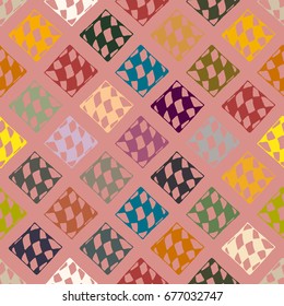 Abstract color seamless pattern for new background.
