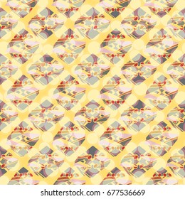 Abstract color seamless pattern for new background.