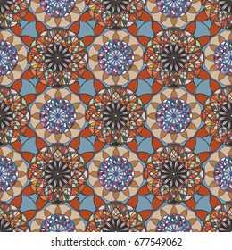 Abstract color seamless pattern for new background.