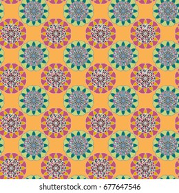 Abstract color seamless pattern for new background.
