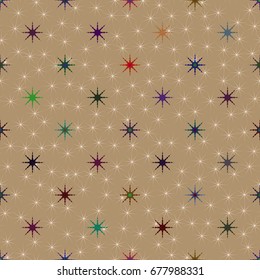 Abstract color seamless pattern for new background.