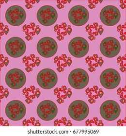 Abstract color seamless pattern for new background.