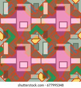 Abstract color seamless pattern for new background.