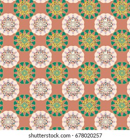 Abstract color seamless pattern for new background.
