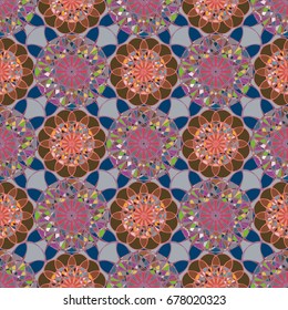 Abstract color seamless pattern for new background.