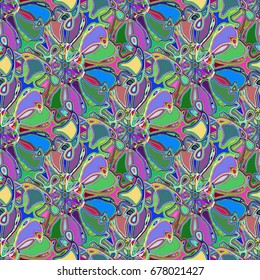 Abstract color seamless pattern for new background.