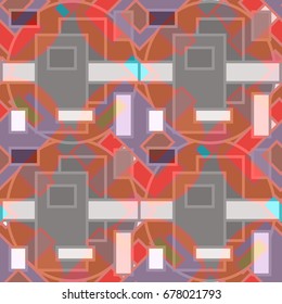Abstract color seamless pattern for new background.