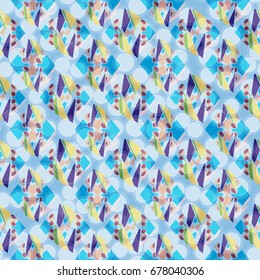 Abstract color seamless pattern for new background.