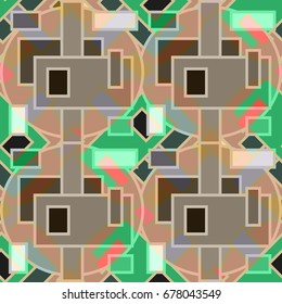 Abstract color seamless pattern for new background.