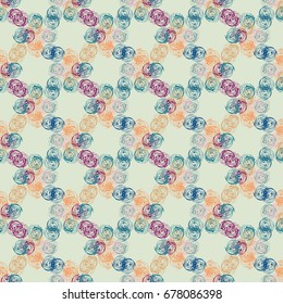 Abstract color seamless pattern for new background.