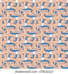 Abstract color seamless pattern for new background.