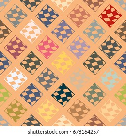 Abstract color seamless pattern for new background.