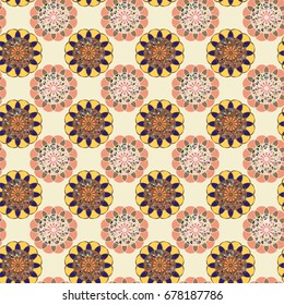 Abstract color seamless pattern for new background.