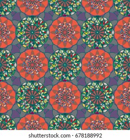 Abstract color seamless pattern for new background.