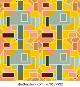 Abstract color seamless pattern for new background.