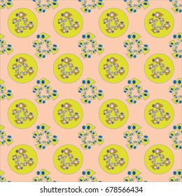 Abstract color seamless pattern for new background.