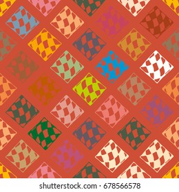 Abstract color seamless pattern for new background.