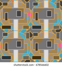 Abstract color seamless pattern for new background.