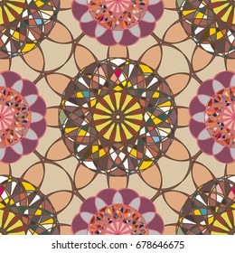 Abstract color seamless pattern for new background.