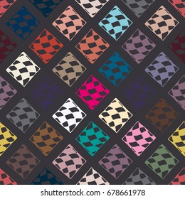 Abstract color seamless pattern for new background.