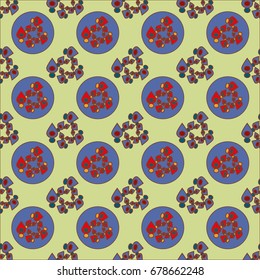 Abstract color seamless pattern for new background.
