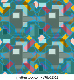 Abstract color seamless pattern for new background.